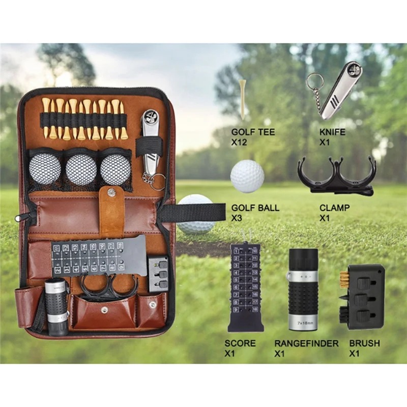 

NALFI-Golf Kit Tool Portable Bag With Multiple Functions Golf Replacement Parts Accessories Kit