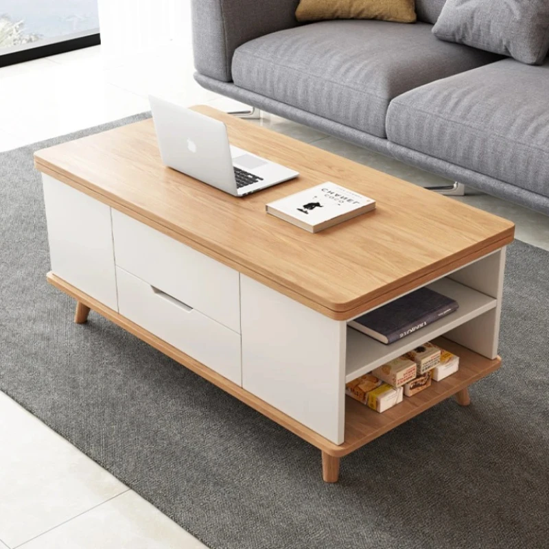 

Drawers Modern Coffee Tables Design Luxury Hardcover Storage Living Room Coffee Table Organizer Couchtisch Trendy Furniture