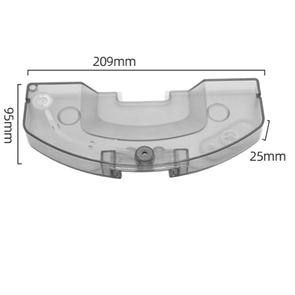 ABXHH Serbatoio dell'acqua per Dreame L10s Pro Robot Aspirapolvere Parti Serbatoio dell'acqua elettronico Scatola di immagazzinaggio dell'acqua Accessori
