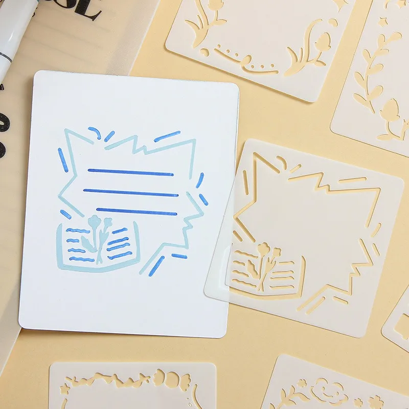 Flower Hollow Stencil for Drawing