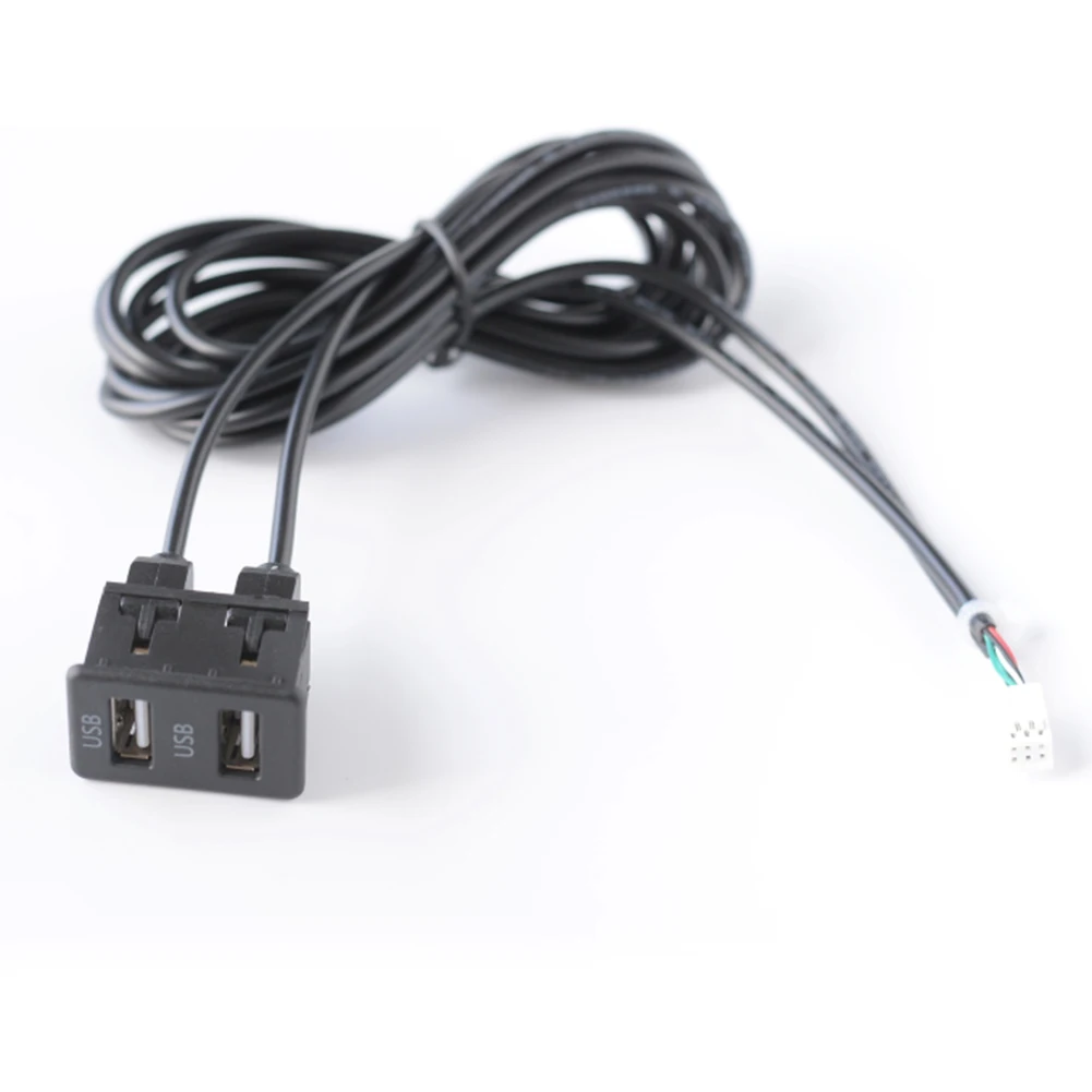 6-Pin-auf-USB-Audioeingangsplatine für die Navigation im Auto – Maschinen-Dual-USB-Anschluss, zuverlässig und einfach zu installieren. – Detail 2
