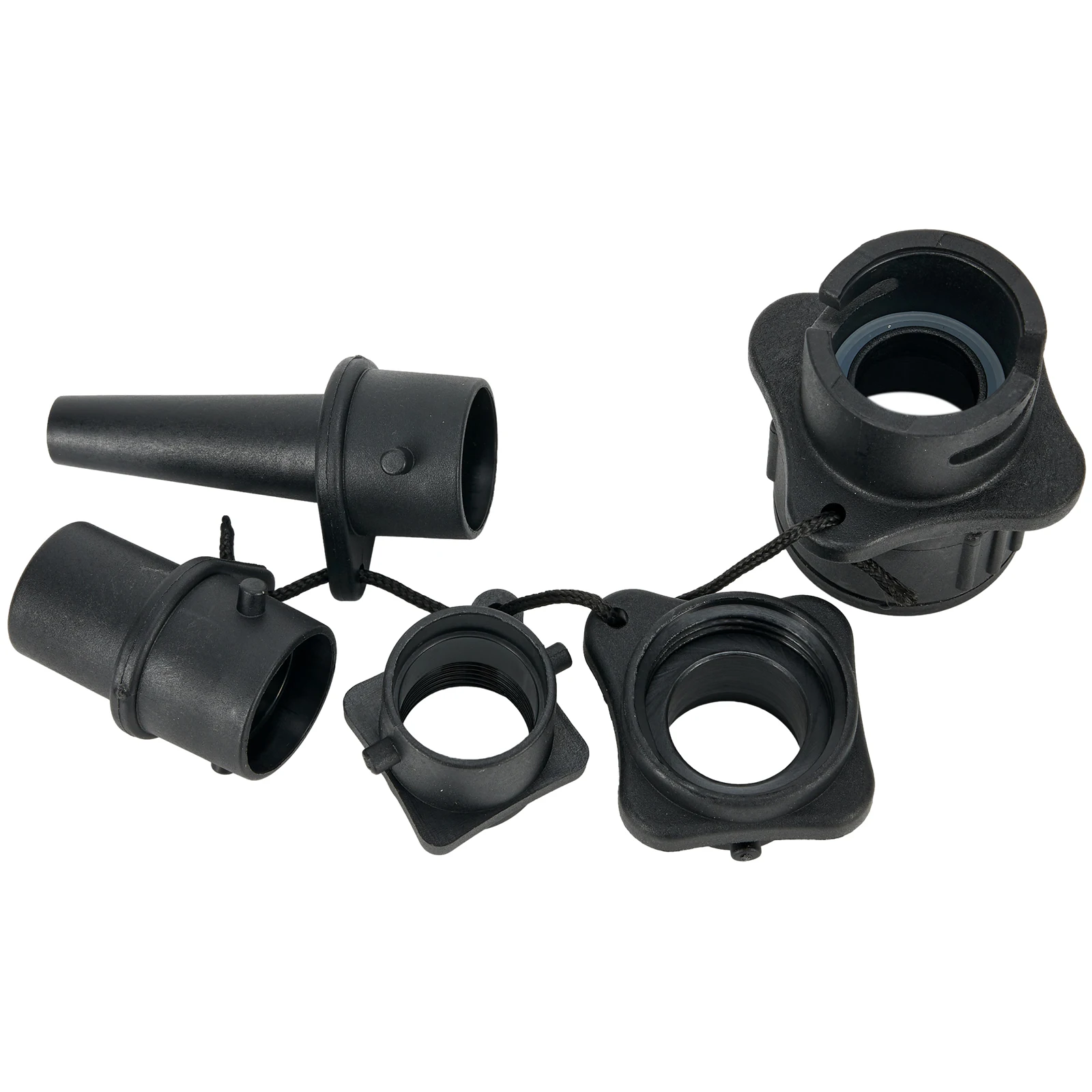 New Practical Quality Nozzles Part UP-Pump Hose Connector Inflatable Boat Lightweight Portable 4 Nozzle Air Valve