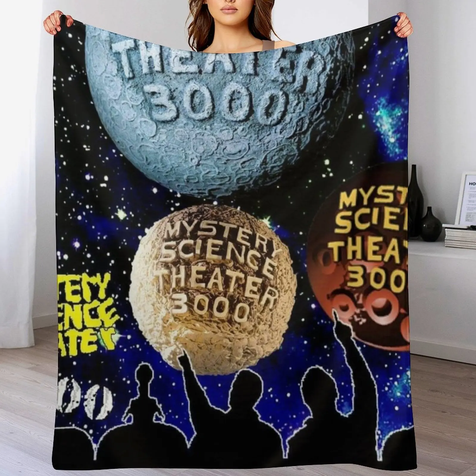 

MST3K - Mystery Science Theater 3000 Logo Throw Blanket Blankets Sofas Of Decoration Luxury Thicken Softest Blankets