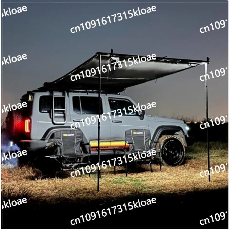 Outdoor Car Side Tent Special Light Strip Canopy Side Tent External Hanging Light Strip Expansion Awning Camping Tent Car