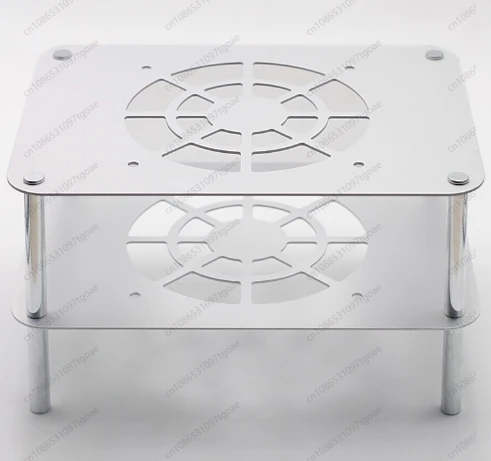 راوتر لاسلكي المبرد مودم بصري واسع النطاق IPTV TV Set Top Box Cooling Fan Rack #5