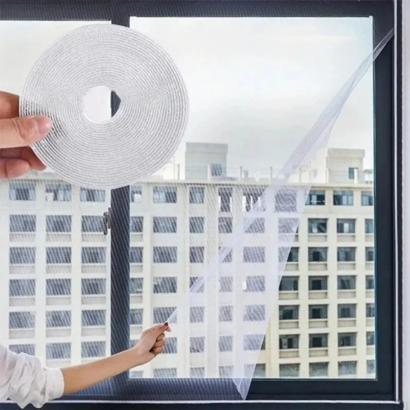 Simple Anti Mosquito No Need to Punch Holes Mosquito Net Window Self-adhesive Type Anti-mosquito Screens Home Textile Garden