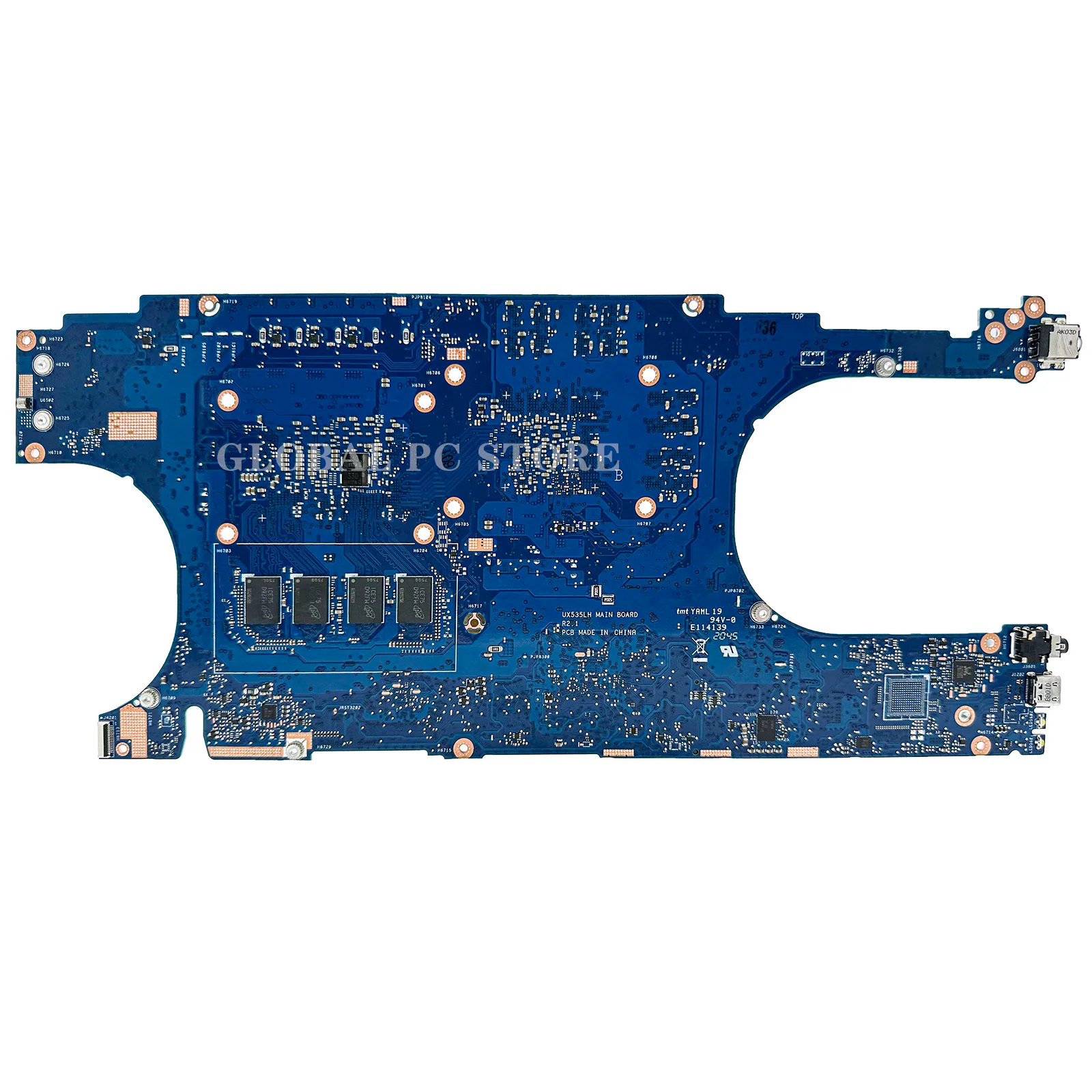 KEFU UX535LH Mainboard For ASUS UX535LI BX535L BX535LH BX535LI Laptop Motherboard i5 i7 10th Gen GTX1650/GTX1650Ti-V4G 16GB/RAM