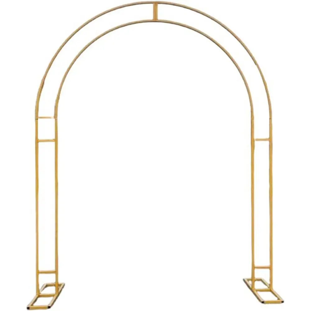 

Metal Wedding Arches for Outdoor Ceremonies & Garden Parties, 180cm H x 80cm W, Gold Decorations