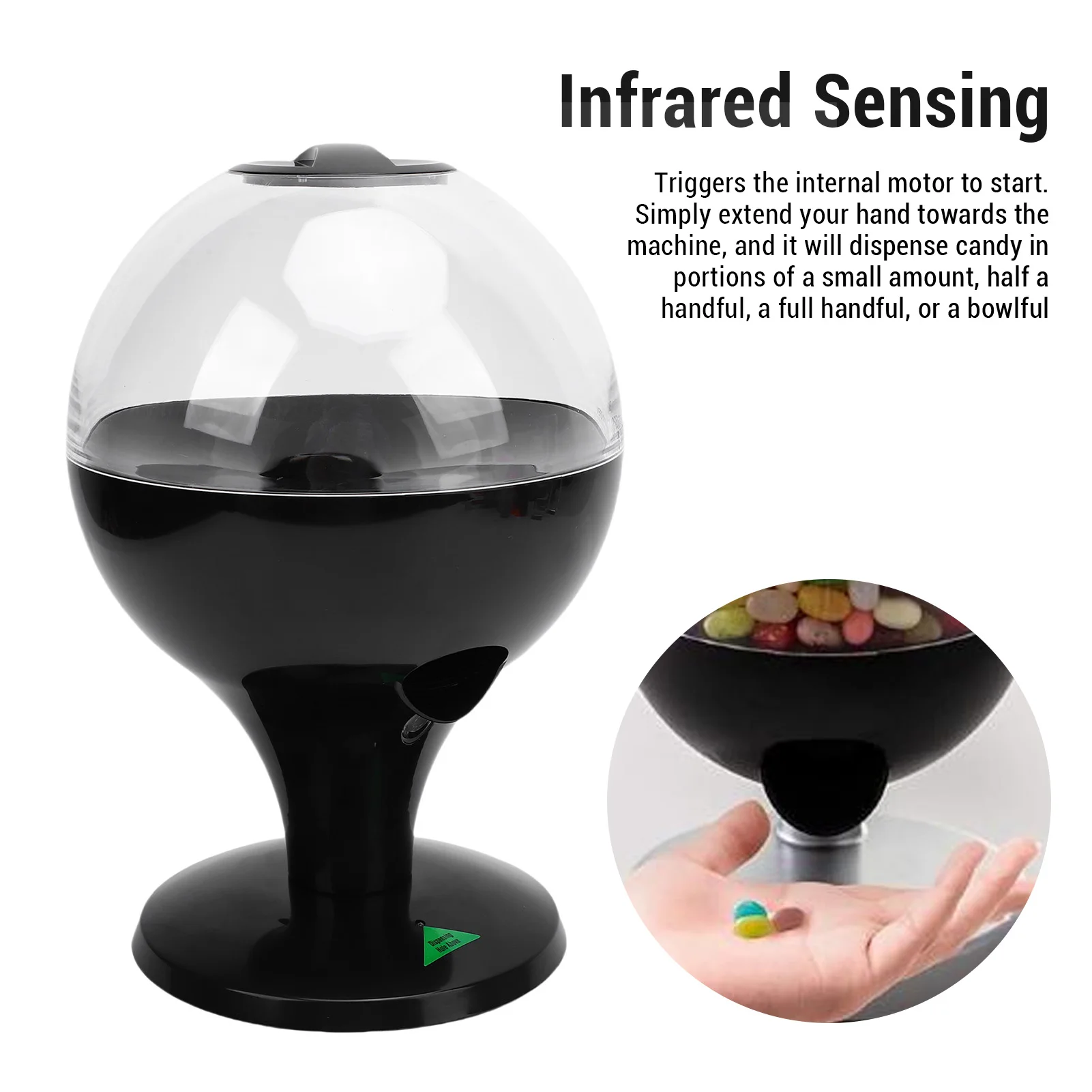 Countertop Candy Machine Automatic Candy Machine Infrared Sensing Desktop Candy Dispenser for Gathering Party Holiday Present