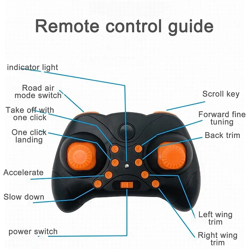 2-In-1 Land/Air Mode Flying High Speed Motorcycle One Key Switch Stunt 2.4G RC Drone Intelligent Quadcopter Kid Toy Gift