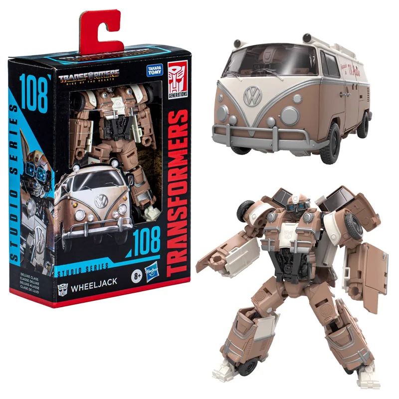 

Hasbro Transformers Anime Wheeljack Action Figures SS108 Deluxe Level D Metamorphic Deformation Toys Model Kids Birthday Gifts