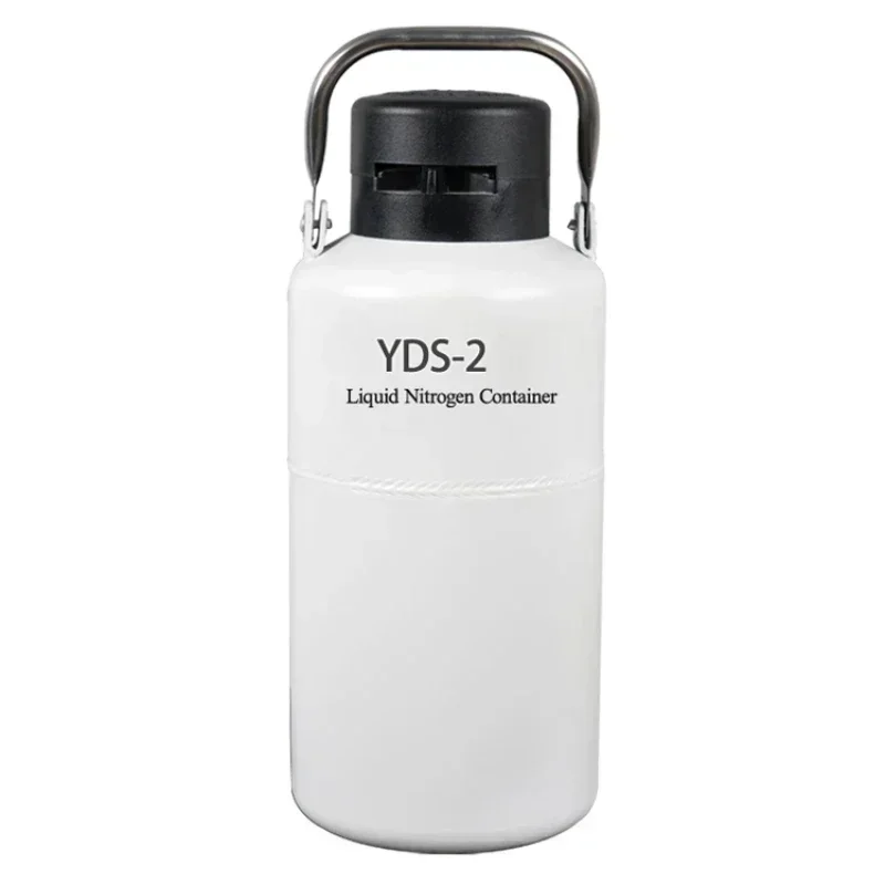 

Excellent Best Seller First Portable 2L Liquid Nitrogen Storage Tank Static Cryogenic Container With Straps High Quality NE