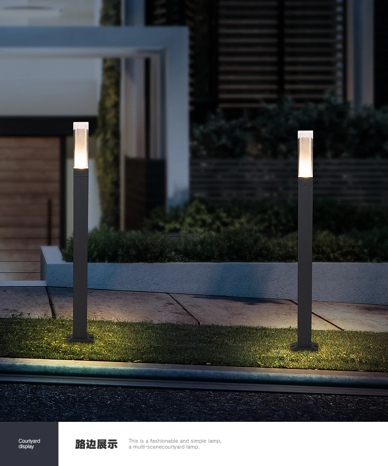 Lawn Lamp Outdoor Waterproof Park Garden Fixtuers Greening