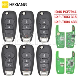 HE ID46 PCF7941 315/433MHz  Car Remote Key For Chevrolet Avo Cruze XL7 XL8 Trailblazer Onix Tracker Colorado RS Sonic Trax Spark