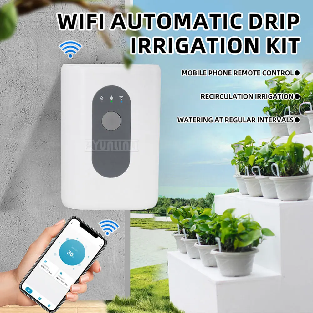 Drip Arrow Drip Irrigation System: The Ultimate Tool—Mobile Phone Remote-Controlled WiFi Timed Automatic Drip Irrigation Kit