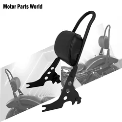 Motorcycle Detachable Rear Passenger Sissy Bar Backrest Cushion Pad For Harley Sportster XL 883 1200 Iron 48 72 Custom 2004-2023