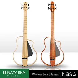 Natasha NBSG Bass smart wireless portable compact electric acoustic bass guitar