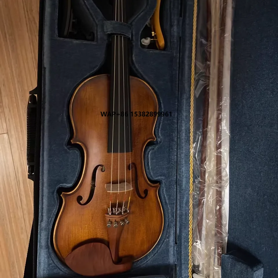 

NV21 Fengling Violin Handmade Solid Wood Beginner Entry Professional Advanced Adult Universal Upgrade Performance 1/4-4/4 White