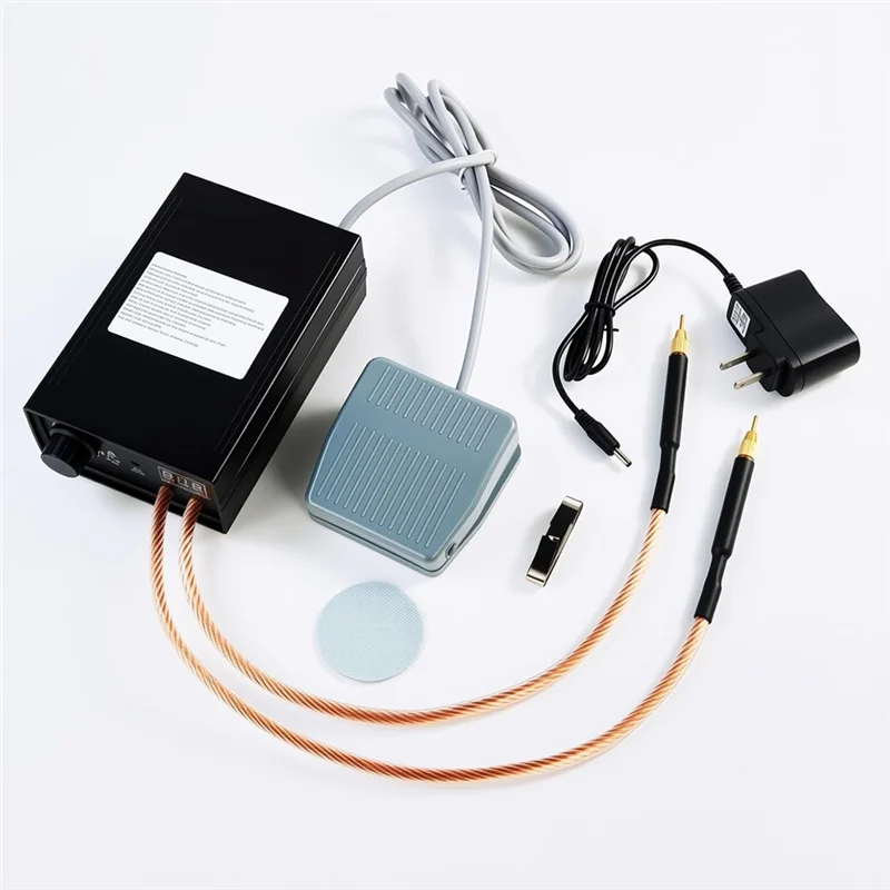 

ABNO-DIY Battery Spot Welder 8000W, High-Power Welding Machine Kit With Nickel Strip For 18650 Battery Packus Plug