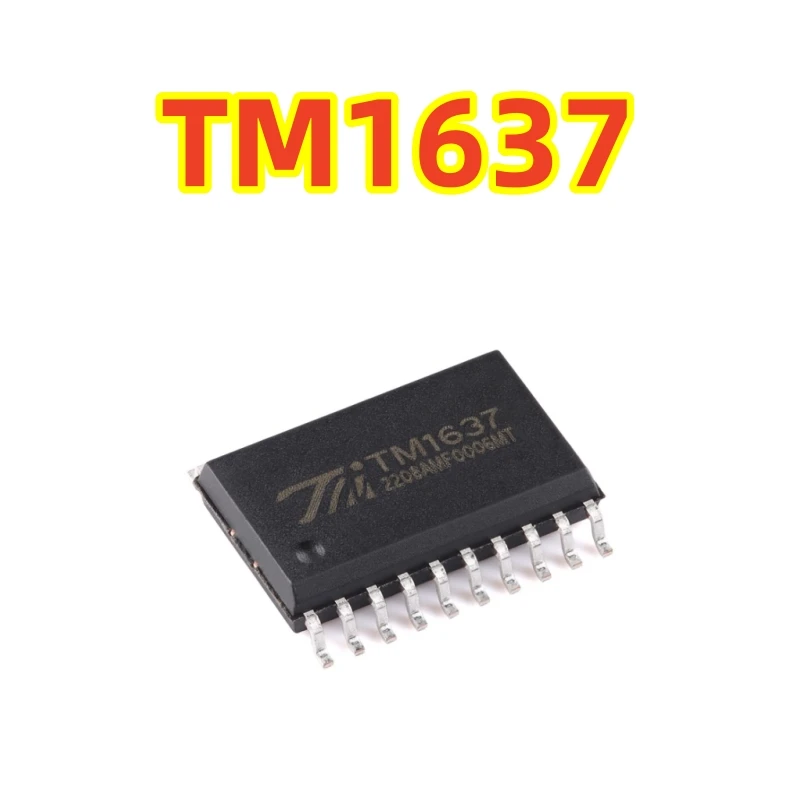 Original and genuine TM1637 (TA2007) new version SOP-20 LED driver control IC with keyboard scanning interface 100% new chip