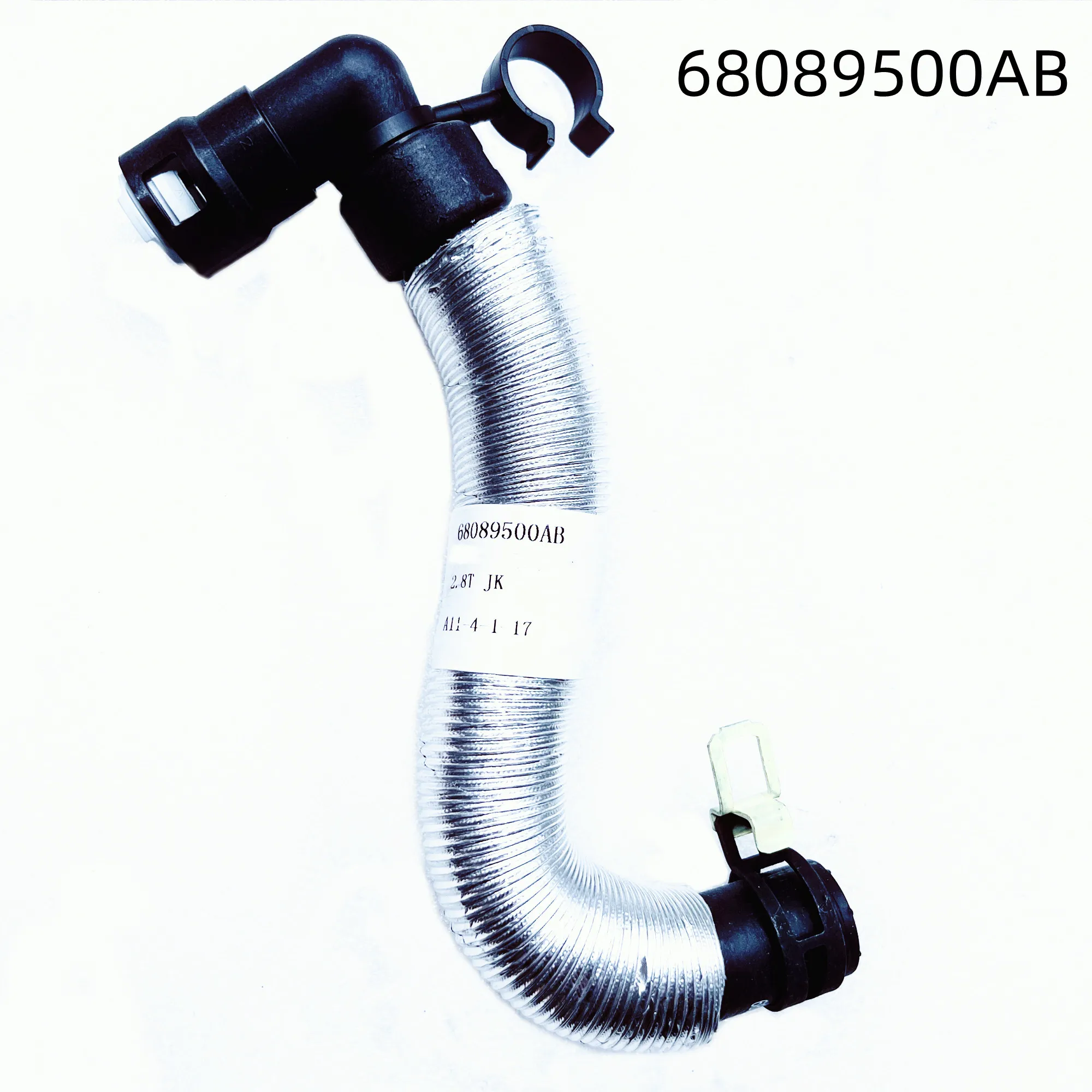 WAP02 Original Coolant Bottle Water Outlet Hose , 68089500AB,68089500AA, Suitable For: Diesel 2.8L, Wrangler JK, 2012-2018