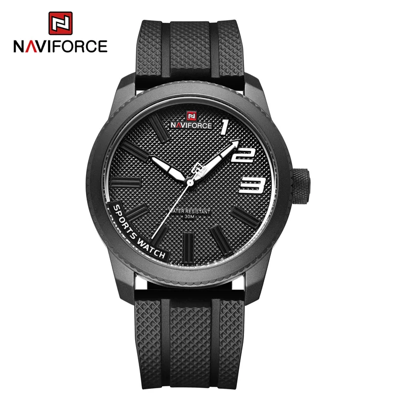 NAVIFORCE Top Luxus Marke Quarzuhr Männer Silikon Armband Militär Uhren 30 ATM Wasserdichte Armbanduhr Relogio Masculino 2022 6