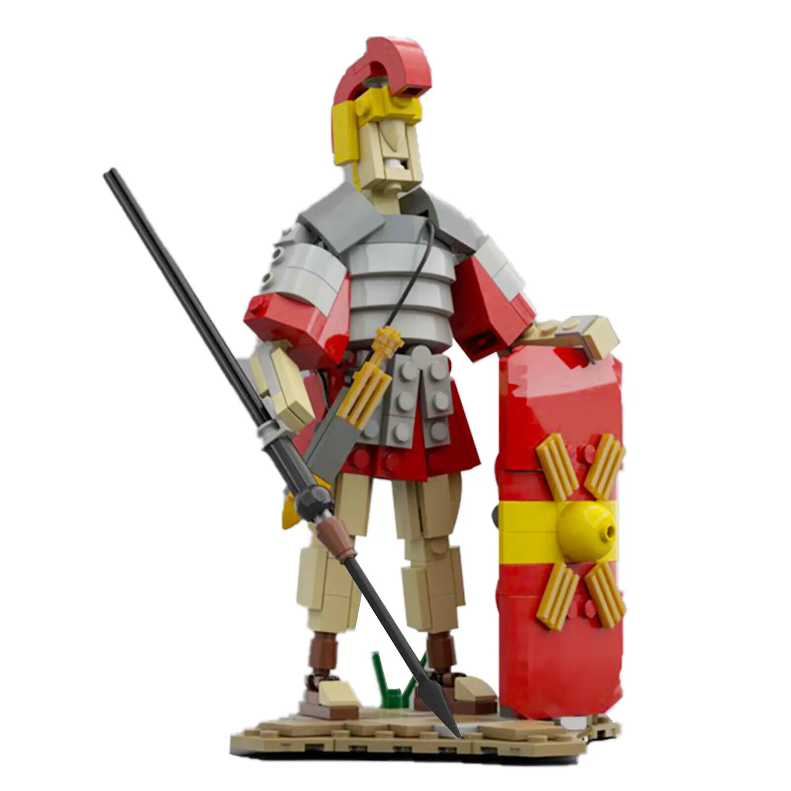 Roman Legionary Soldier Model Building Toys Sets & Packs 213 Pieces MOC Build