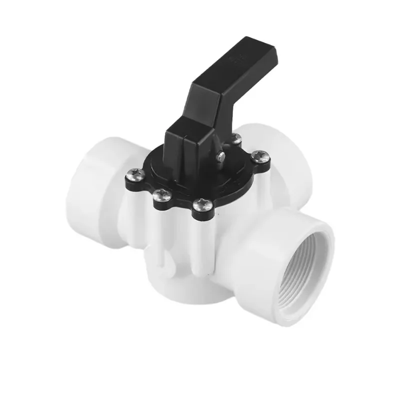 Professional 1.5 Inch 3-Way Pool Diverter Valve, Heavy Duty PVC Splitter Valve for Swimming Pool Water Flow Control and Plumbing
