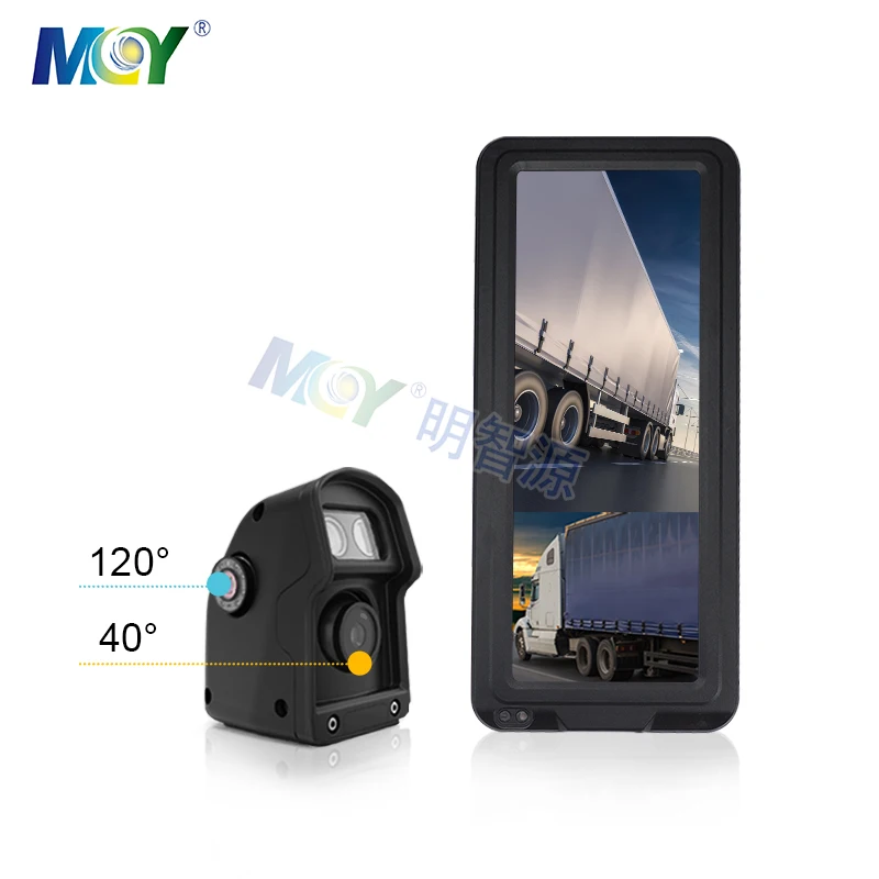 

MCY Universal Commerical Truck Bus HD 1080P 12.3 Inch Electric Side View Wing Mirror Camera System