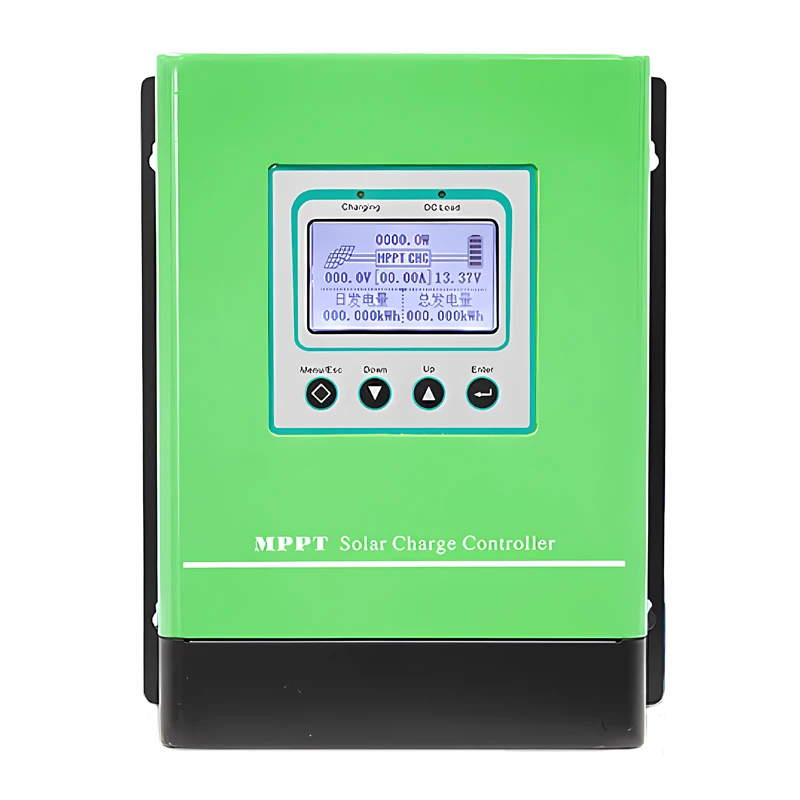 High Quality 360V-384V 50A MPPT Solar Controller Portable PWM Lighting Controller LCD Display 12V/24V System  Wind Turbines