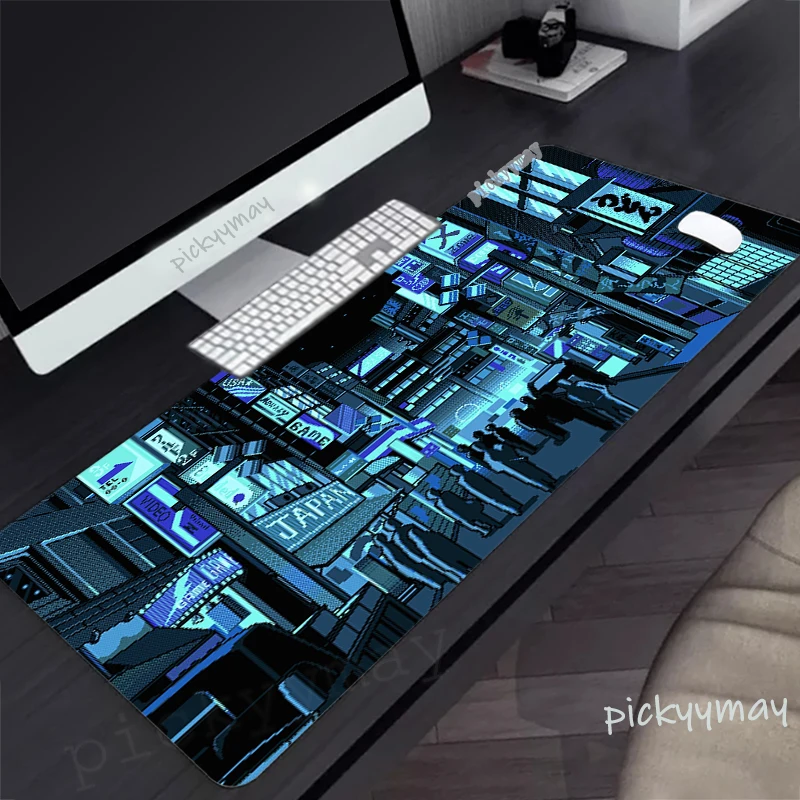 Képpont utc Messzemenő Egér Ujjbegy 100x55cm biss deskpads Számítógépes mousepads Játék Egéralátét Kulcskarika Birkózószőnyeg gamer Egér Lábszárvédő Pulc mats