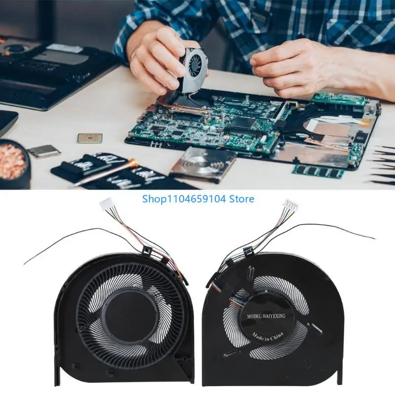 Internal Laptop Fan CPU Cooling Fan Enhances Cooling for T470 T480 Metal Fan
