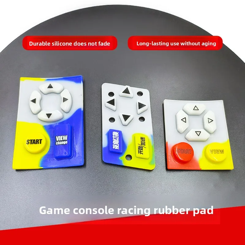 Coin Operated Games Silicone Racing Game Button For Arcade Game Machine Crazy Speed 3 Initial D Direction Button Accessories