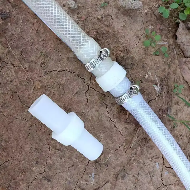 10Pcs 1/2inch Plastic Hose Barb Connectors With Airtight Seal Smooth Burr Free Edges For Garden Irrigation Water Pipe Connection