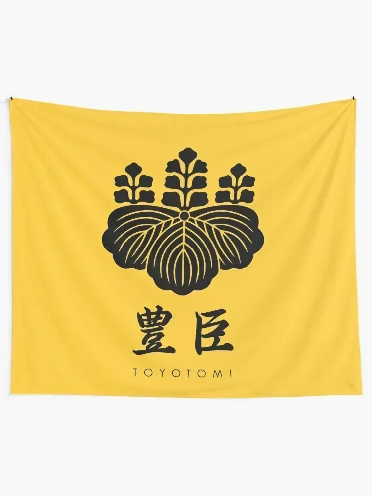 Toyotomi Clan kamon with Clan Name Tapestry Home Decorations Christmas Decoration Hanging Wall House Decoration Tapestry