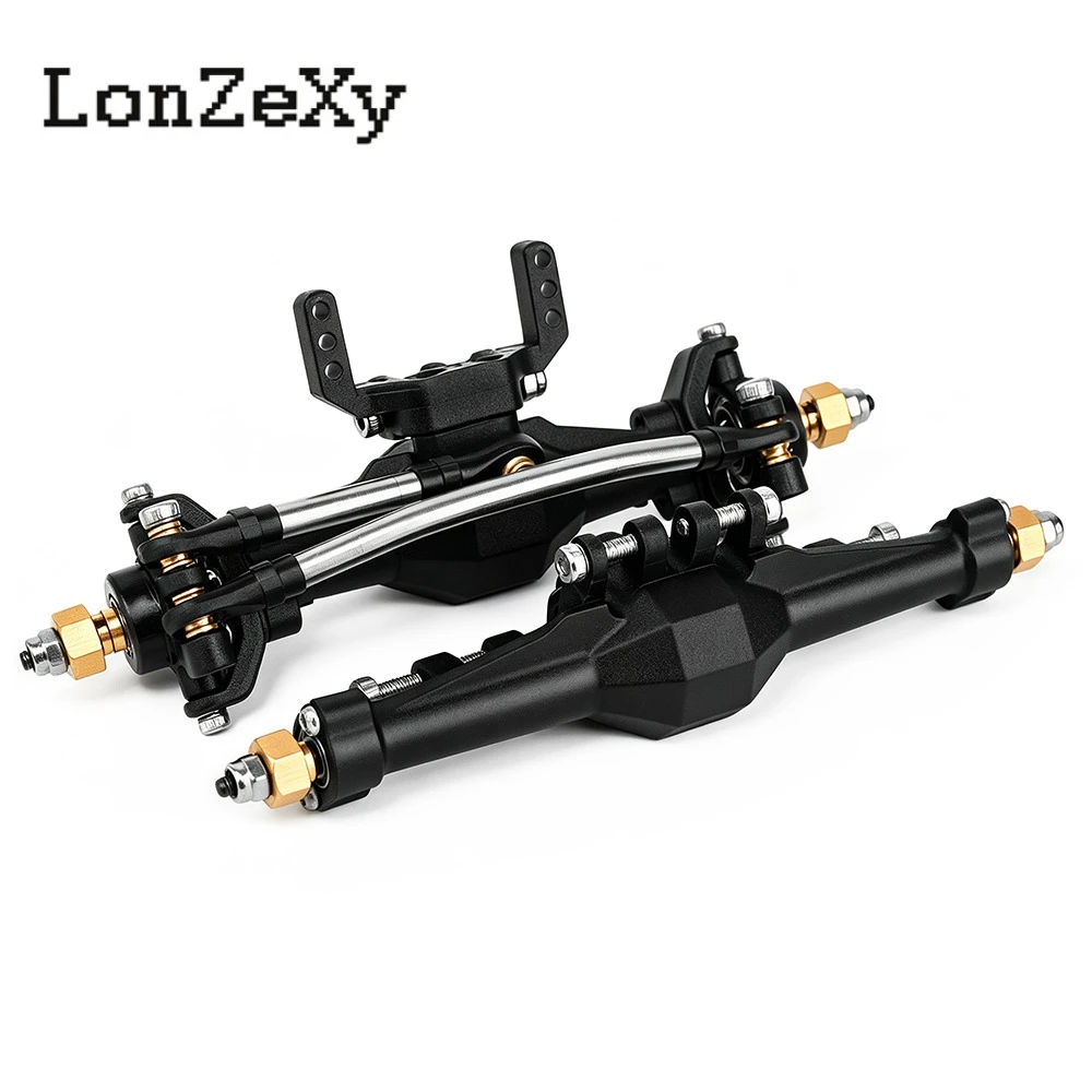 Plastic Front Rear Nylon Axle Housing Complete Axles Assembly for 1/18 RC TRX4m DIY Crawler Car Upgrade Parts