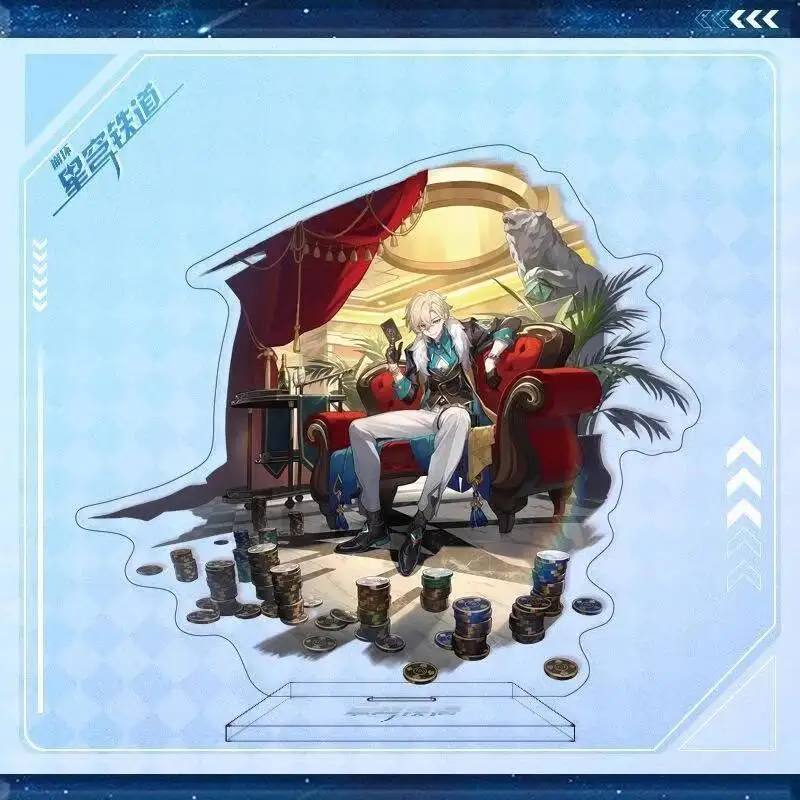 لعبة هونكاي: ستار ريل كوسبلاي بوثيل سباركل افينتورين غالاغر أشرون 16 سنتيمتر طبق قائم من الأكريليك هدايا الزينة