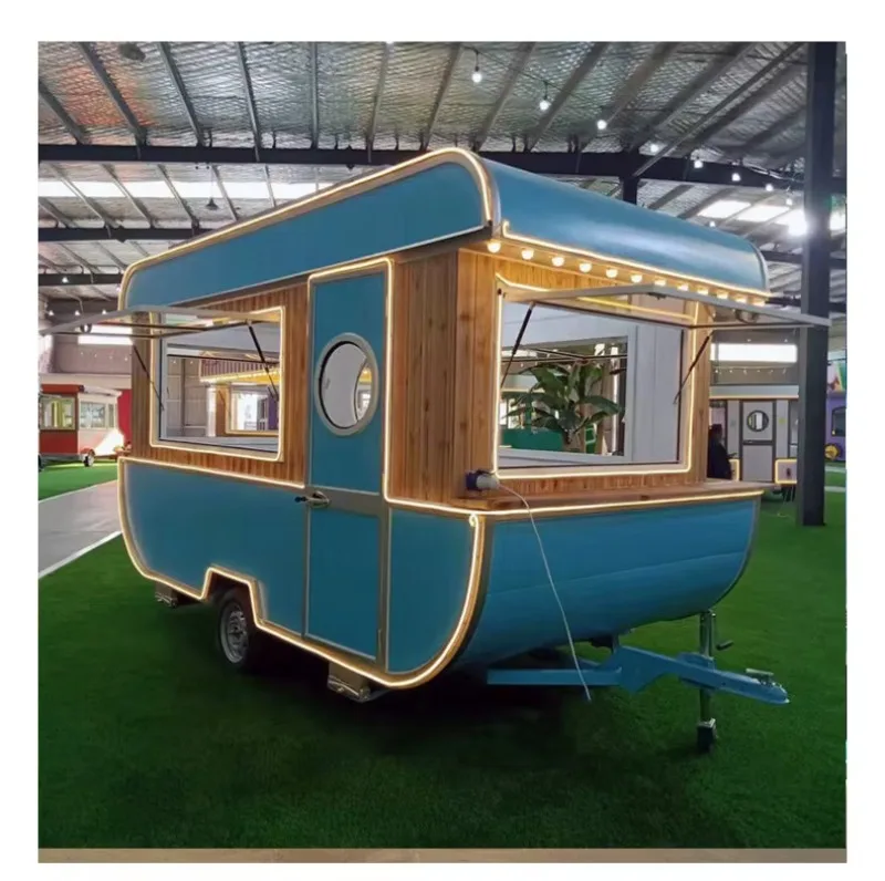

Luxury Container Bar With Kitchen Mobile Food Trailer Restaurant Coffee Shop for Sale