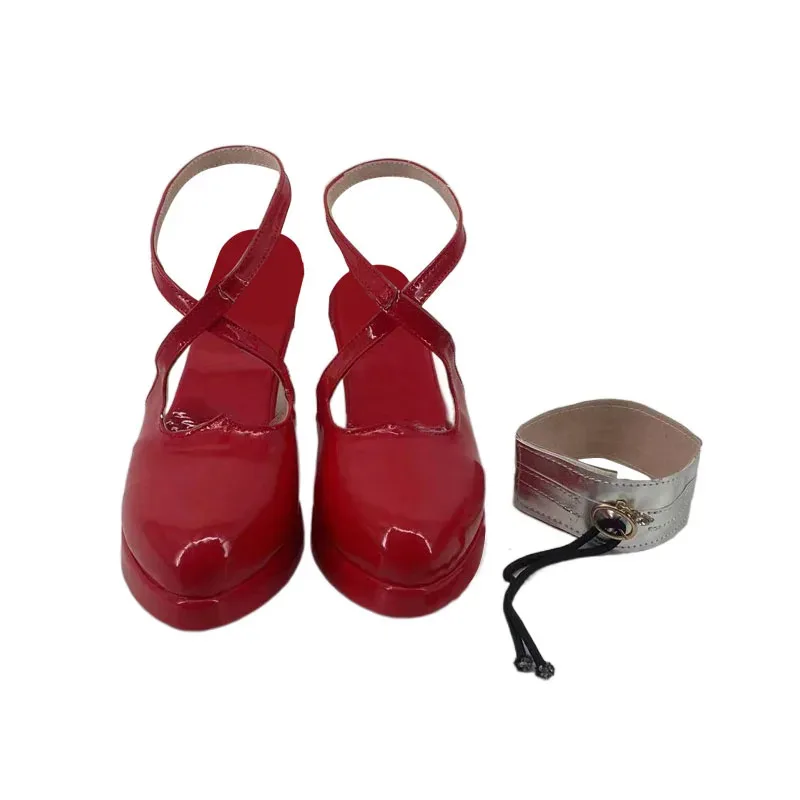 

DY20Game Arknights Nymph Обувь для косплея Сапоги Красные короткие сапоги Arknights Nymph Костюм Реквизит Хэллоуин Карнавал для женщин Мужчин Pro