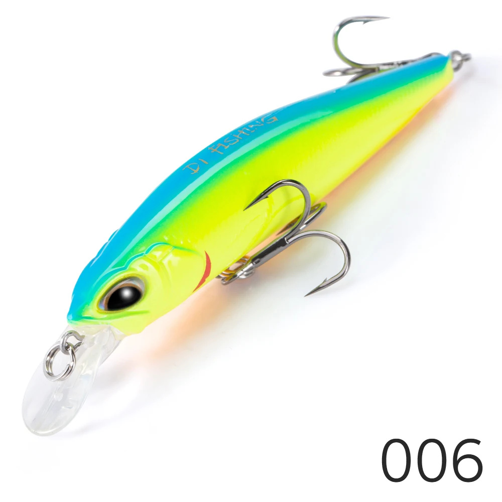 D1 Realis Minnow Angelköder Forellenköder 77 mm/8,4 g Aussetzung 65 mm/5 g sinkende künstliche Hartwobbler für Bass 2020 Tackle