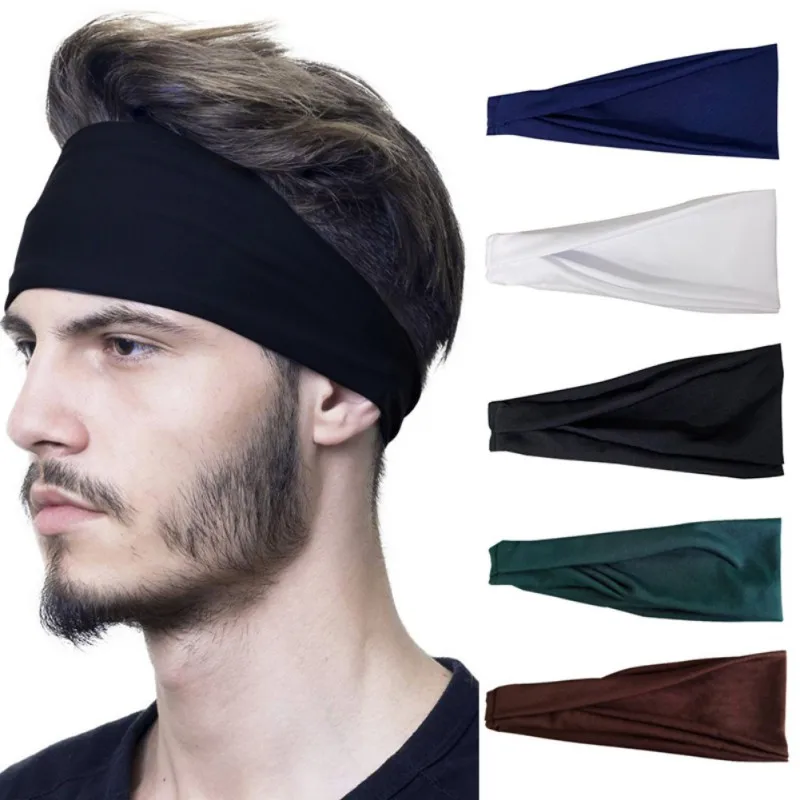 Europe America Style Men Women Sports Hairband Sweat-absorbing Strips Running Basketball Yoga Headband