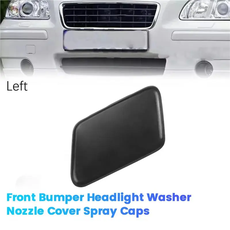 Classy-2X Car Front Bumper Headlight Washer Nozzle Cover Jet For Volvo S60 2005-2009 Headlamp Washer Jet Cap 39993124 Left