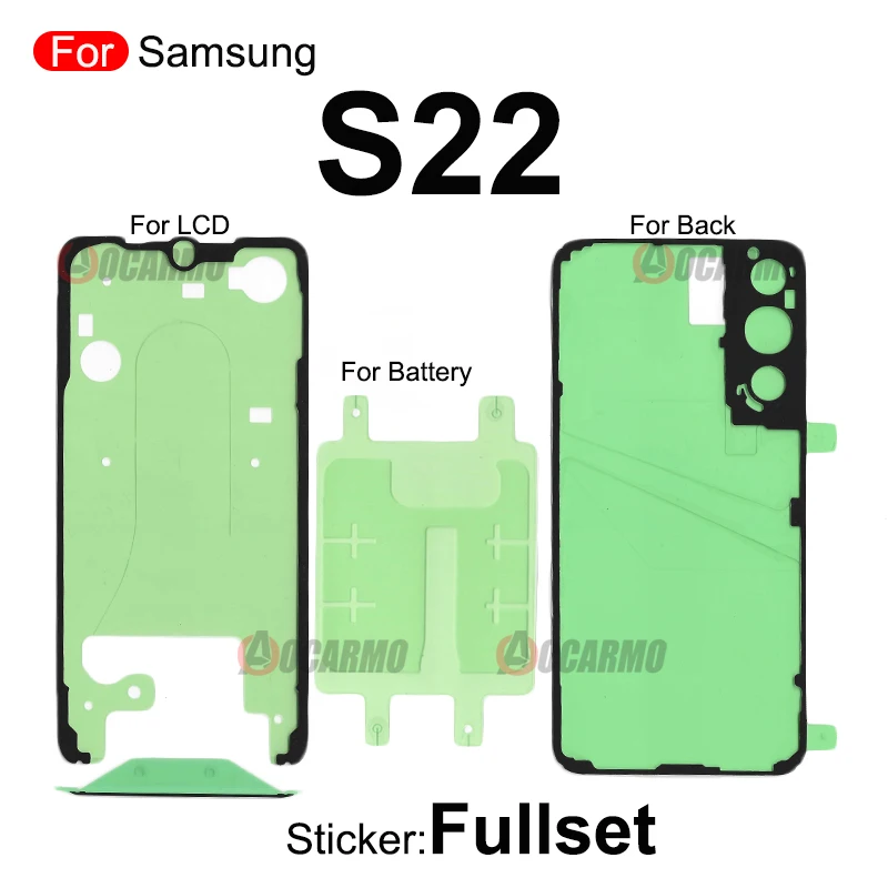 Front LCD Screen Adhesive And Back Battery Cover Sticker Glue For Samsung Galaxy S22 Plus S22+ Replacement Part