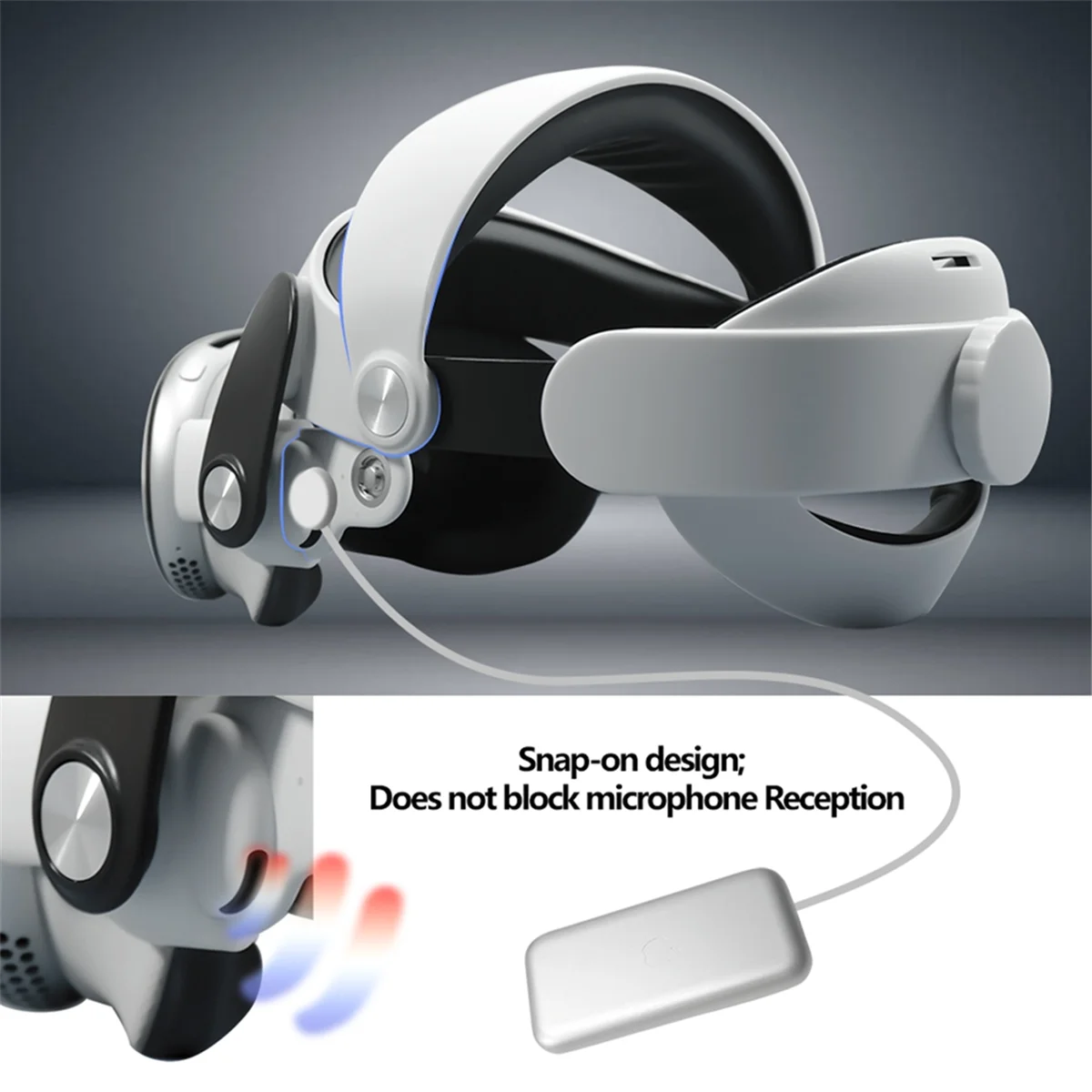 

BABQ! Adjustable Head Strap for , Improve Comfortable and Replaceable Sponge Headwear Headset VR Accessories