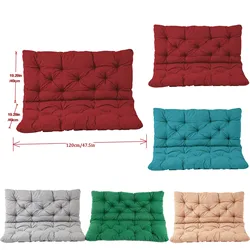 Long Cushion Thickening Garden Chair Cushion Solid Color Home Seat Mat Floor Cushion 120x100x8cm Bench Cushion Customizable