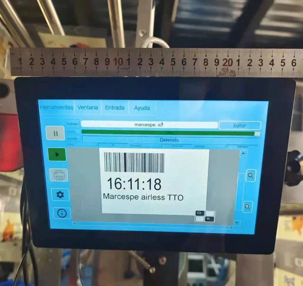 NEW Beijing  Marcespe  Hot Ink Roll Coder/ Coding Machine /Automatic Continuous Expiry Date Coder