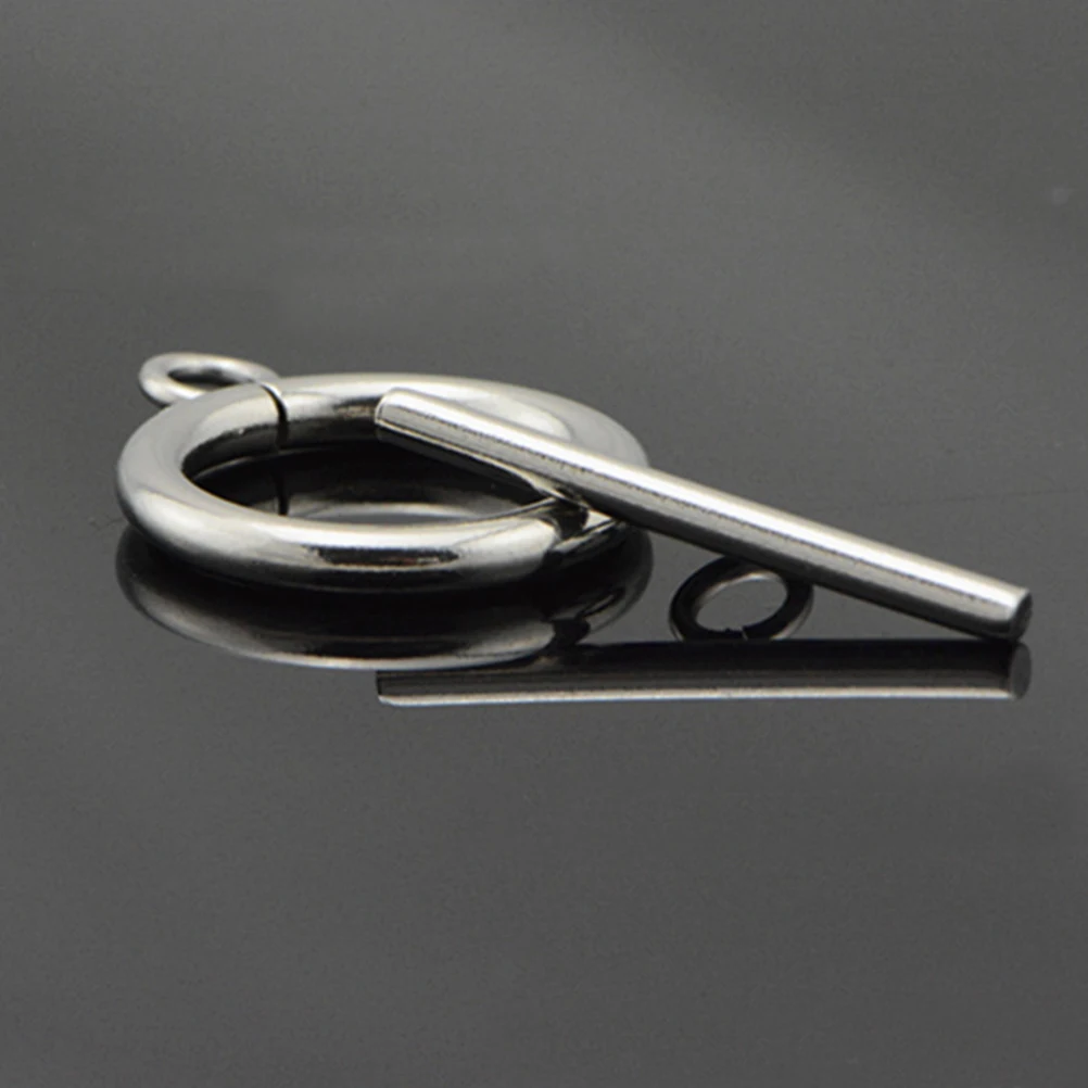

20 Sets Stainless Steel Clasps Cadmium Free Lead Free Toggle Buckles Necklace Bracelet Making Kits Jewelry Accessories