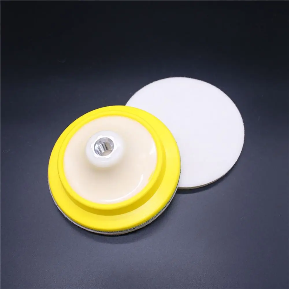 1/10Pcs 75mm 100mm 125mm 150mm 180mm Polishing Pads For Glass Stainless Steel 2/3/4/5/6/7inch Wool Felt Discs Repair Scratche