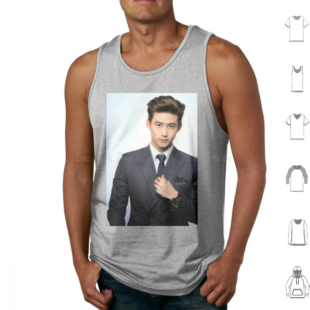 2pm Taecyeon-3 Tank Tops Vest Sleeveless 2pm 2pm Member 2pm Group 2pm Boy Band 2pm Korean 2pm Kpop 2pm Korean Band 2pm Jyp