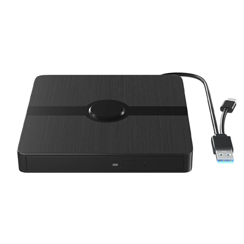 محرك أقراص DVD خارجي USB 3.0 محركات الأقراص الضوئية المحمولة قارئ مشغل أقراص DVD لأجهزة الكمبيوتر المحمول